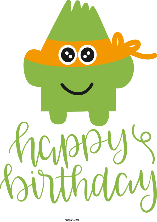 Free Occasions Amphibians Frogs Smiley For Birthday Clipart Transparent Background