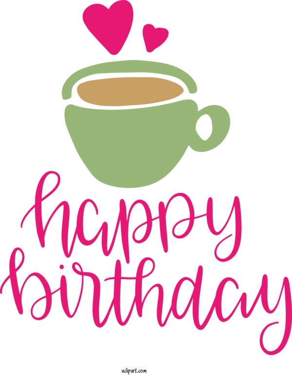 Free Occasions Coffee Coffee Cup Logo For Birthday Clipart Transparent Background