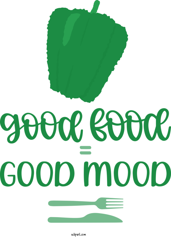 Free Food Leaf Logo Green For Food Quotes Clipart Transparent Background