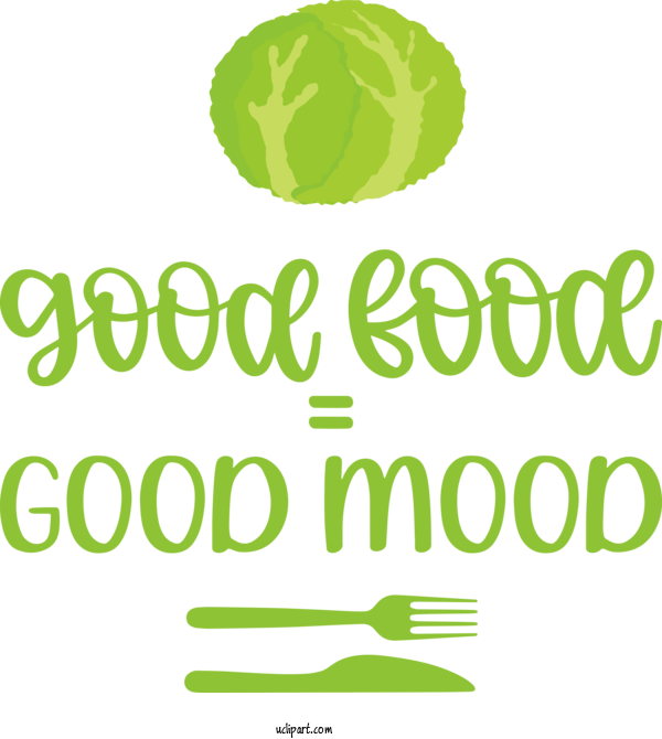 Free Food Logo Behavior Green For Food Quotes Clipart Transparent Background