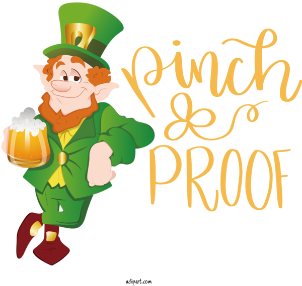Free Holidays Saint Patrick's Day Brewing Leprechaun For Saint Patricks Day Clipart Transparent Background