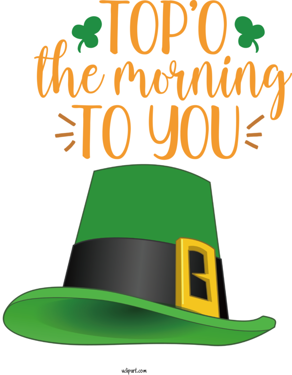 Free Holidays Logo Hat Leprechaun For Saint Patricks Day Clipart Transparent Background