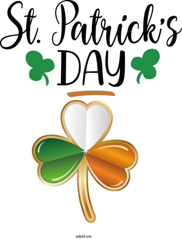 Free Holidays Butterflies Leaf Shamrock For Saint Patricks Day Clipart Transparent Background