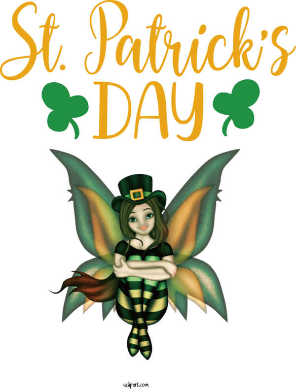 Free Holidays Saint Patrick's Day Logo Cartoon For Saint Patricks Day Clipart Transparent Background