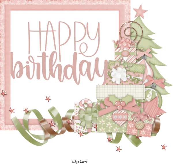 Free Occasions Christmas Day Picture Frame Mrs. Claus For Birthday Clipart Transparent Background