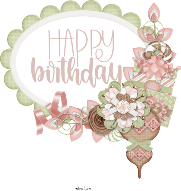 Free Occasions Season Picture Frame Birthday For Birthday Clipart Transparent Background