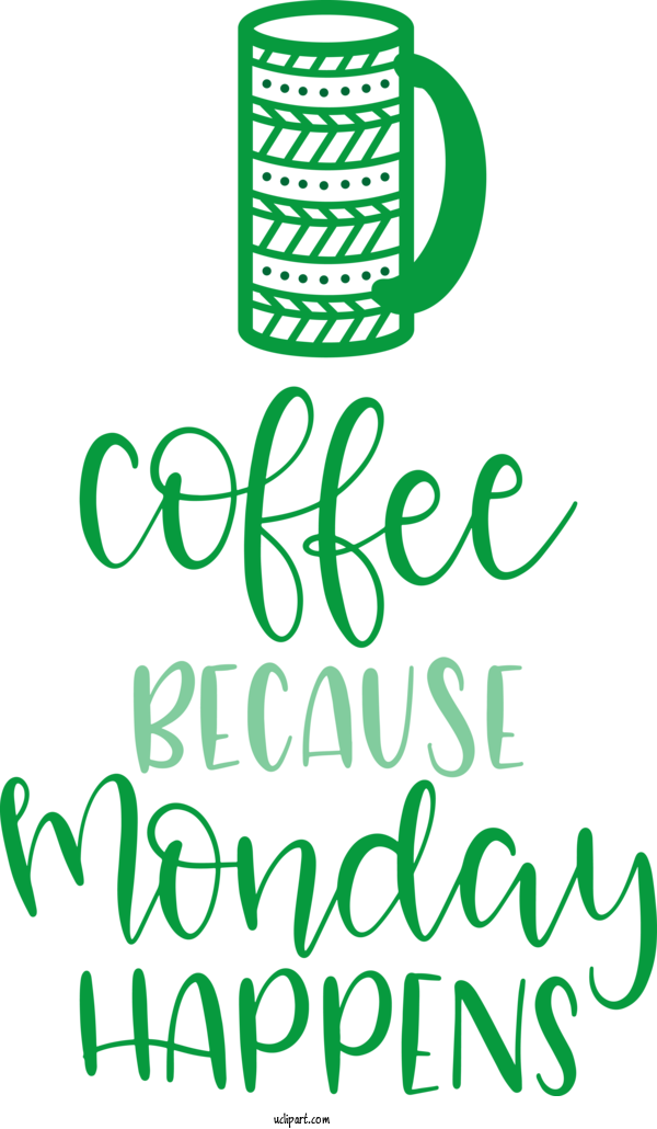 Free Drink Leaf Green Line For Coffee Clipart Transparent Background