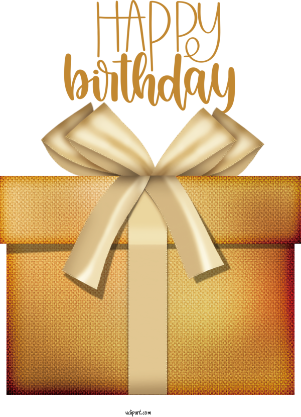 Free Occasions Gold Font Meter For Birthday Clipart Transparent Background