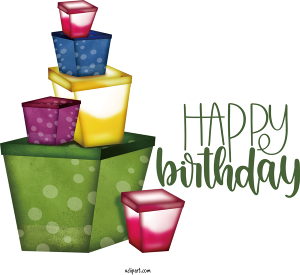 Free Occasions Gift Gift Wrapping Birthday For Birthday Clipart Transparent Background