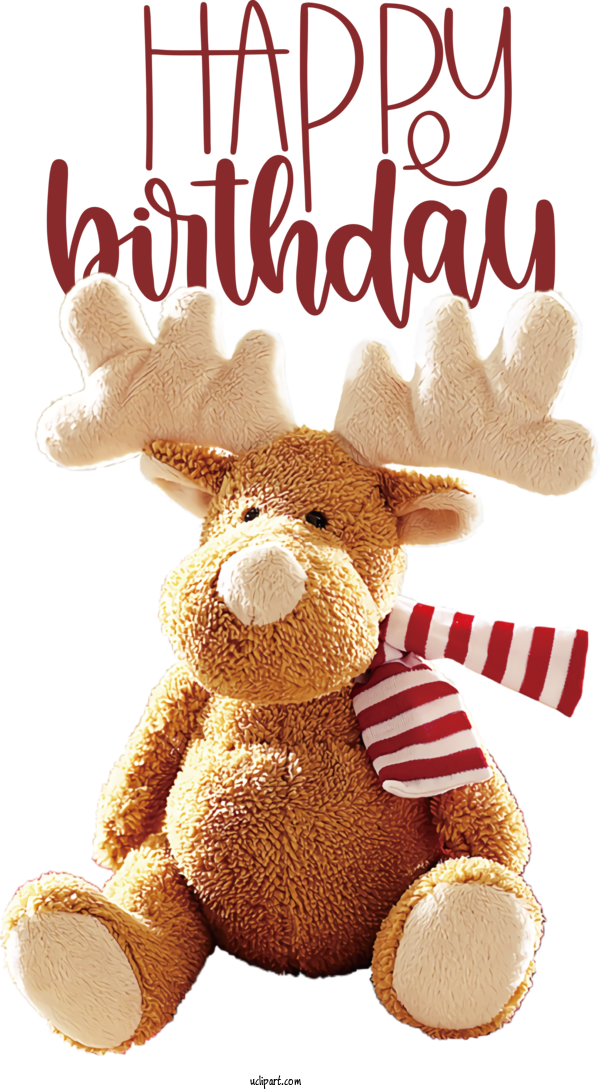 Free Occasions Rudolph Christmas Day Mrs. Claus For Birthday Clipart Transparent Background