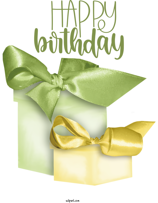 Free Occasions Ribbon Christmas Day Birthday For Birthday Clipart Transparent Background
