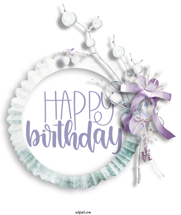 Free Occasions Lilac Christmas Day Violet For Birthday Clipart Transparent Background