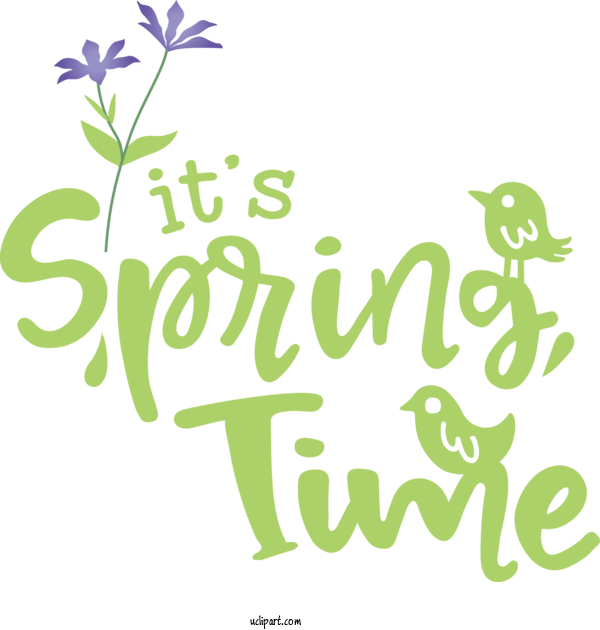 Free Nature Logo Leaf Green For Spring Clipart Transparent Background