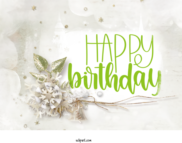 Free Occasions Greeting Card Font Meter For Birthday Clipart Transparent Background