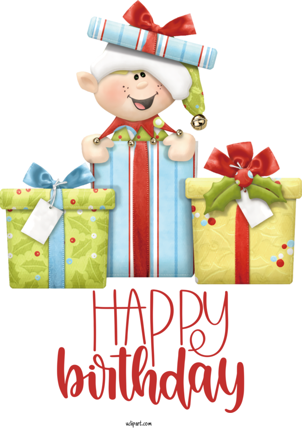 Free Occasions Rudolph Christmas Day Santa Claus For Birthday Clipart Transparent Background