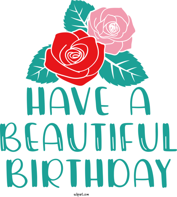 Free Birthday Logo Design Floral Design For Occasions Clipart Transparent Background