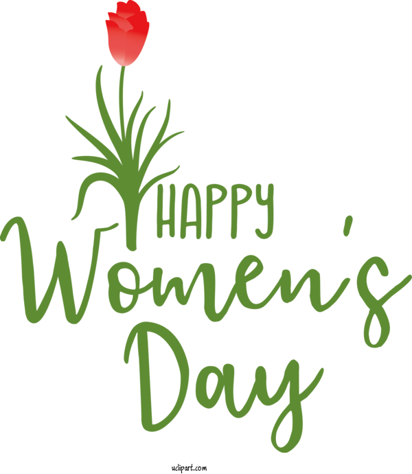 Free Holidays Cut Flowers Leaf Plant Stem For International Women's Day Clipart Transparent Background