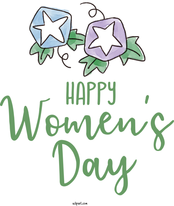 Free Holidays Logo Leaf Green For International Women's Day Clipart Transparent Background
