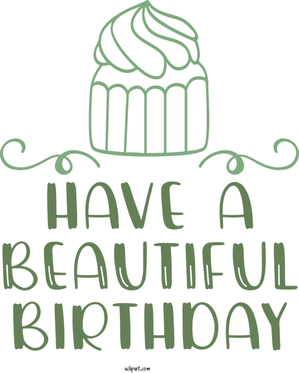 Free Birthday Logo Plants Green For Occasions Clipart Transparent Background