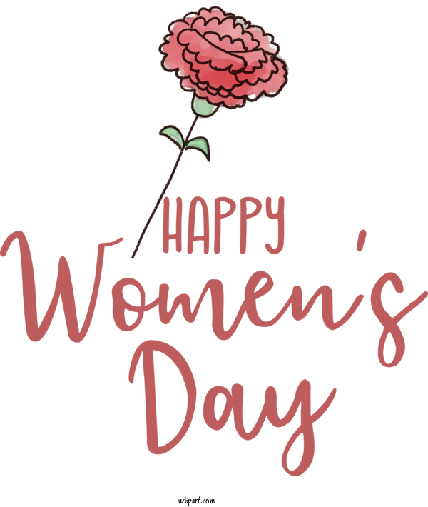 Free Holidays Cut Flowers Floral Design Logo For International Women's Day Clipart Transparent Background