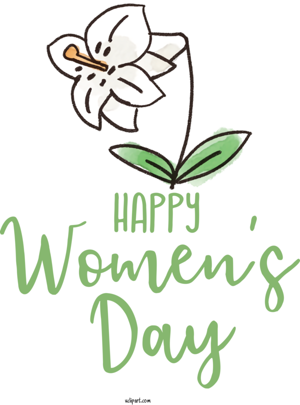 Free Holidays Flower Insect Plant Stem For International Women's Day Clipart Transparent Background