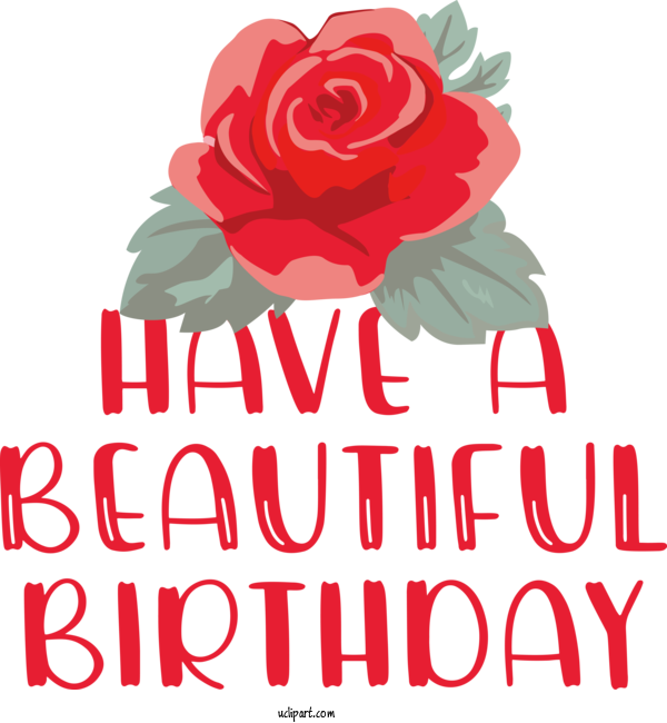 Free Birthday Floral Design Garden Roses Rose For Occasions Clipart Transparent Background