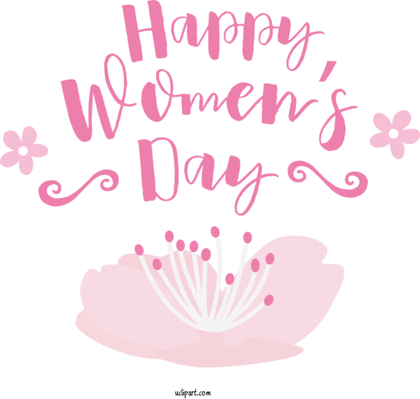 Free Holidays Greeting Card Design Sticker For International Women's Day Clipart Transparent Background