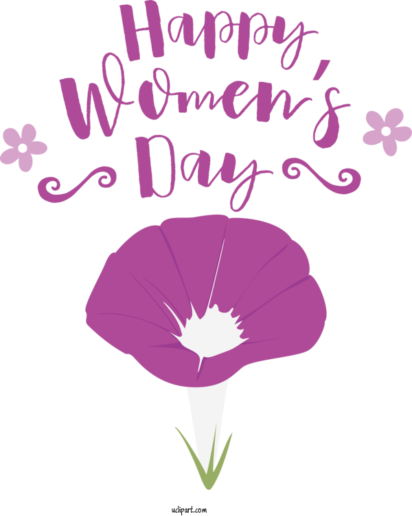 Free Holidays Floral Design Cut Flowers Design For International Women's Day Clipart Transparent Background