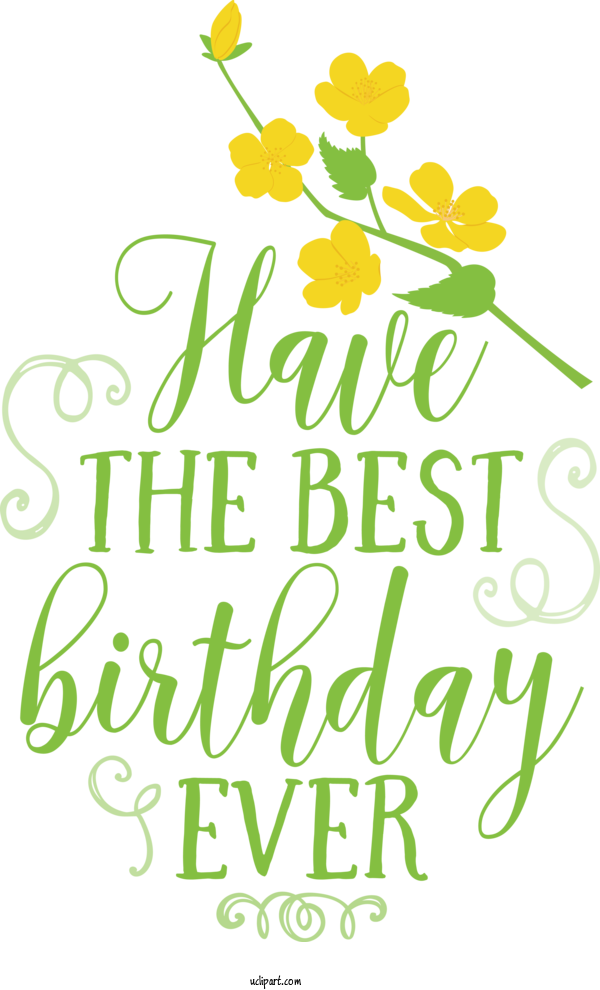 Free Occasions Floral Design Leaf Cut Flowers For Birthday Clipart Transparent Background