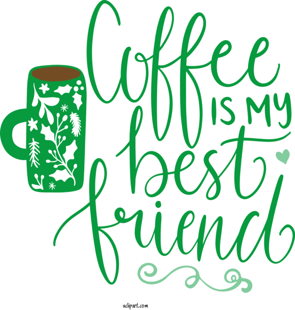 Free Drink Line Art Logo Leaf For Coffee Clipart Transparent Background