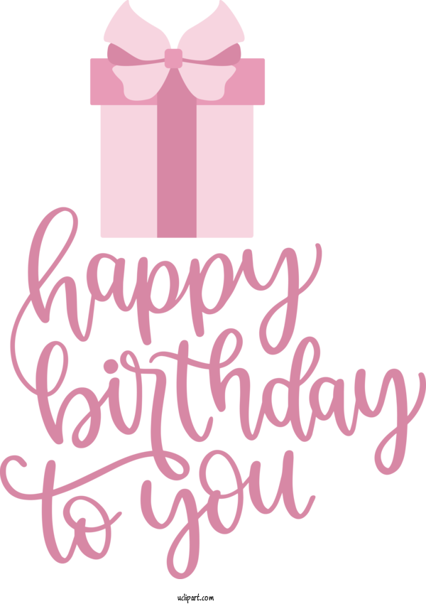 Free Occasions Logo Design Calligraphy For Birthday Clipart Transparent Background