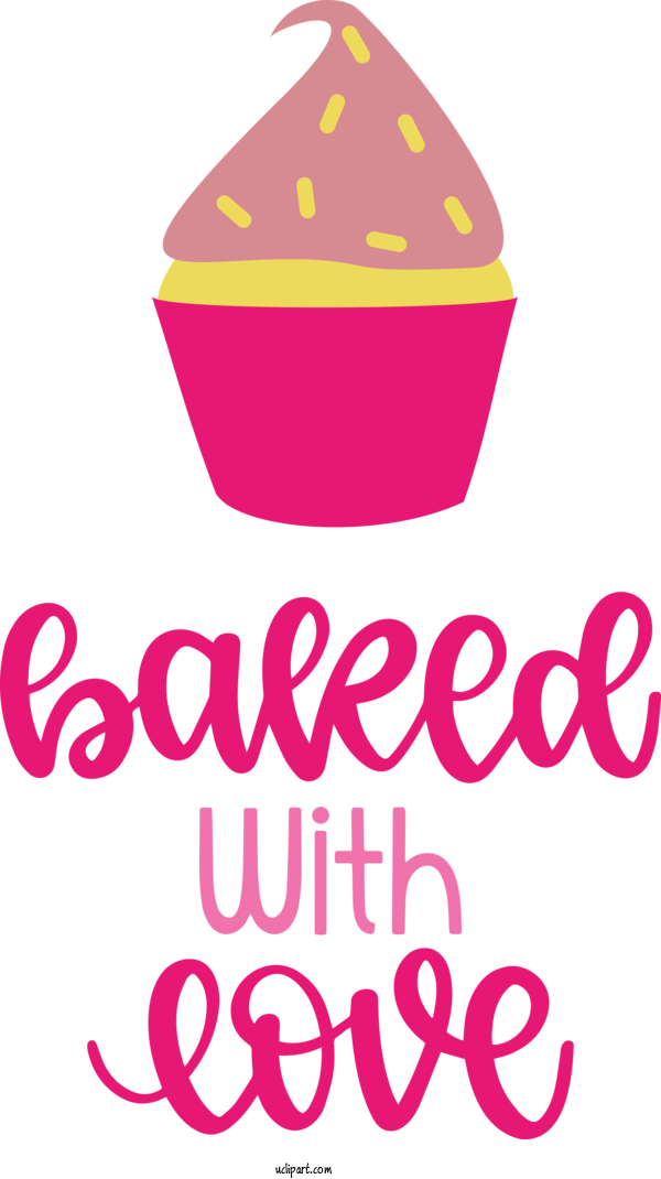 Free Food Logo Design Baking Cup For Cake Clipart Transparent Background