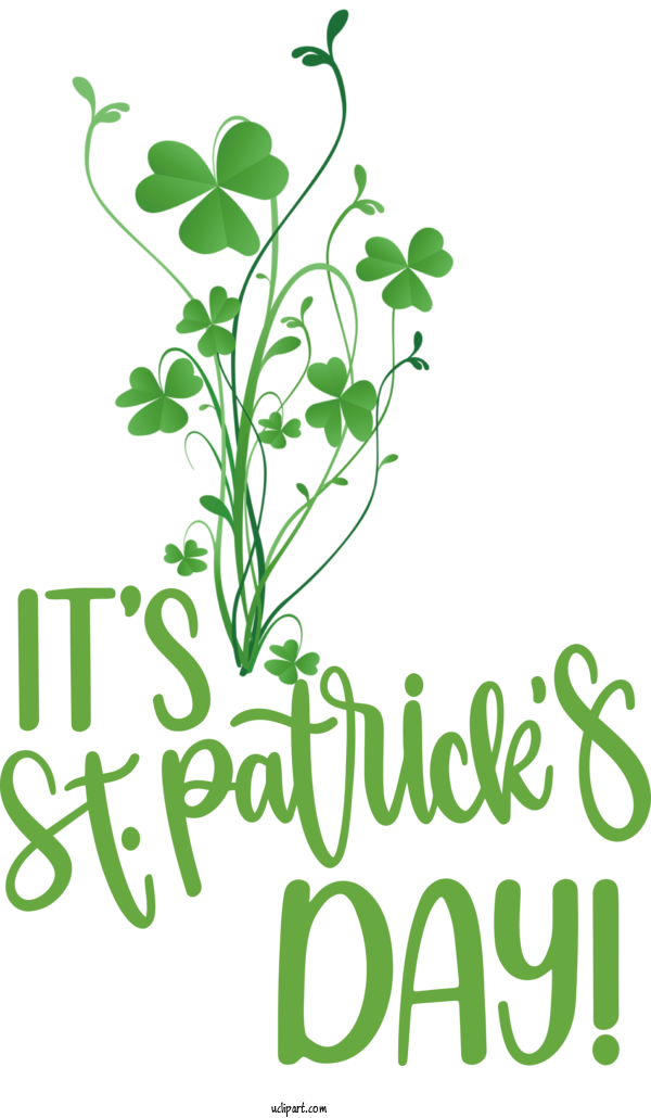 Free Holidays Shamrock Four Leaf Clover Saint Patrick's Day For Saint Patricks Day Clipart Transparent Background