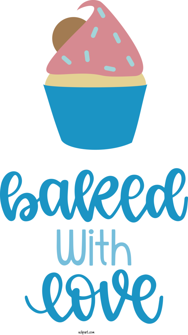 Free Food Logo Aqua M Line For Cake Clipart Transparent Background