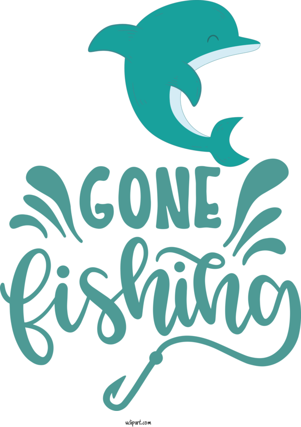 Free Activities Logo Green Teal For Fishing Clipart Transparent Background