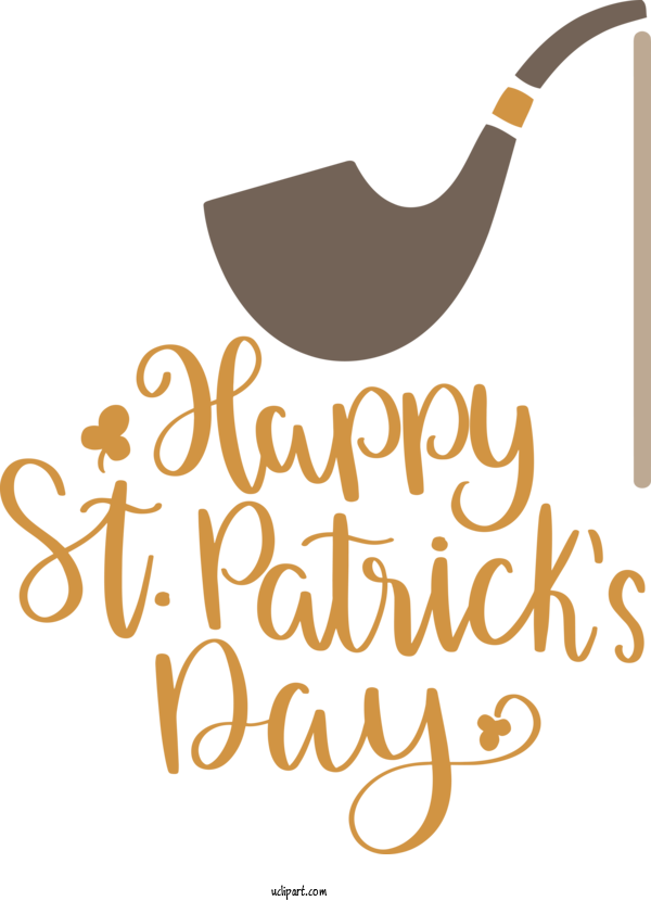 Free Holidays Logo Calligraphy Produce For Saint Patricks Day Clipart Transparent Background