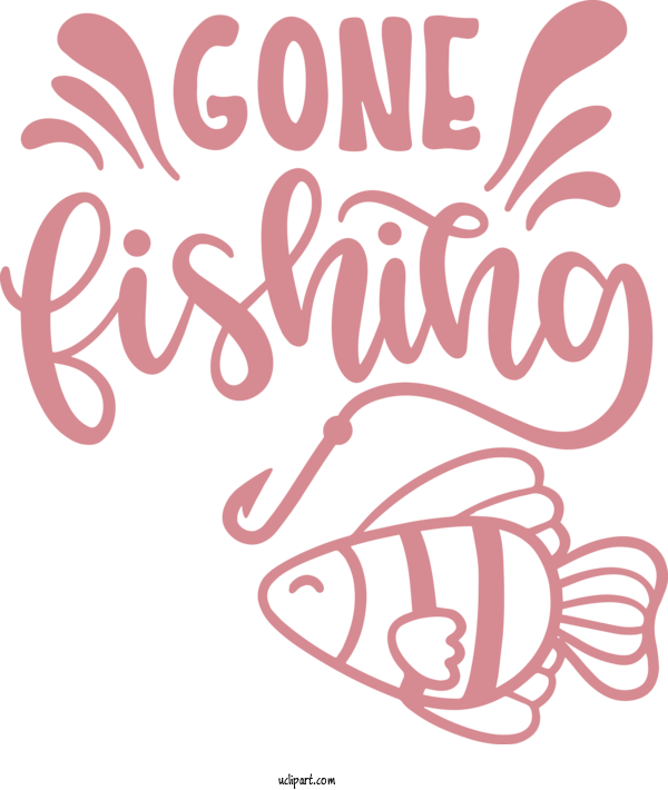 Free Activities Logo Calligraphy Design For Fishing Clipart Transparent Background