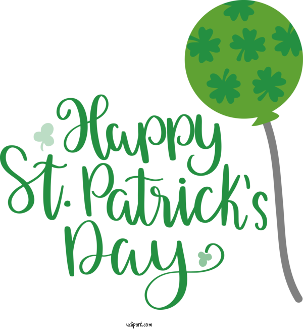 Free Holidays Logo Meter Produce For Saint Patricks Day Clipart Transparent Background