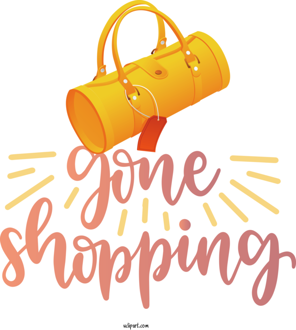 Free Activities Logo Yellow Line For Shopping Clipart Transparent Background