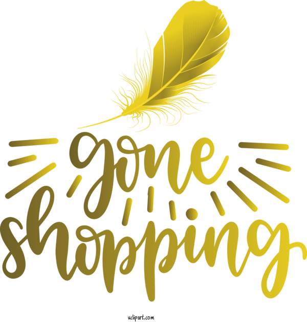 Free Activities Logo Yellow Line For Shopping Clipart Transparent Background