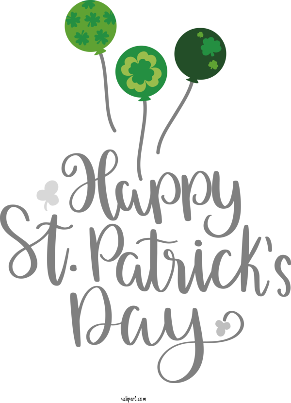 Free Holidays Logo Cut Flowers Meter For Saint Patricks Day Clipart Transparent Background