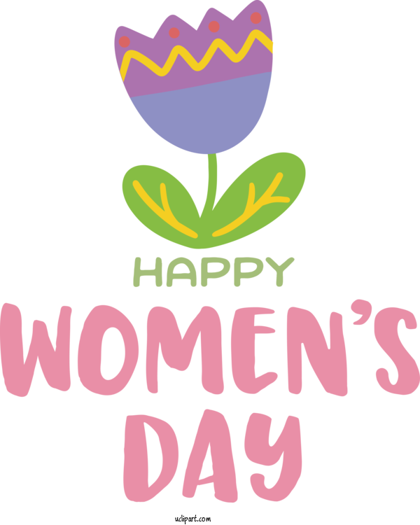 Free Holidays Flower Logo Petal For International Women's Day Clipart Transparent Background