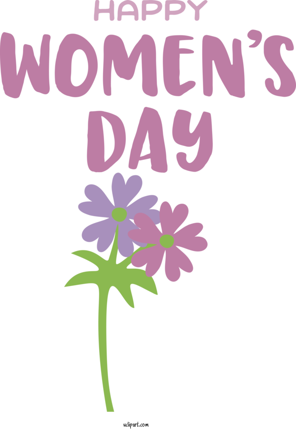 Free Holidays Floral Design Leaf Cut Flowers For International Women's Day Clipart Transparent Background