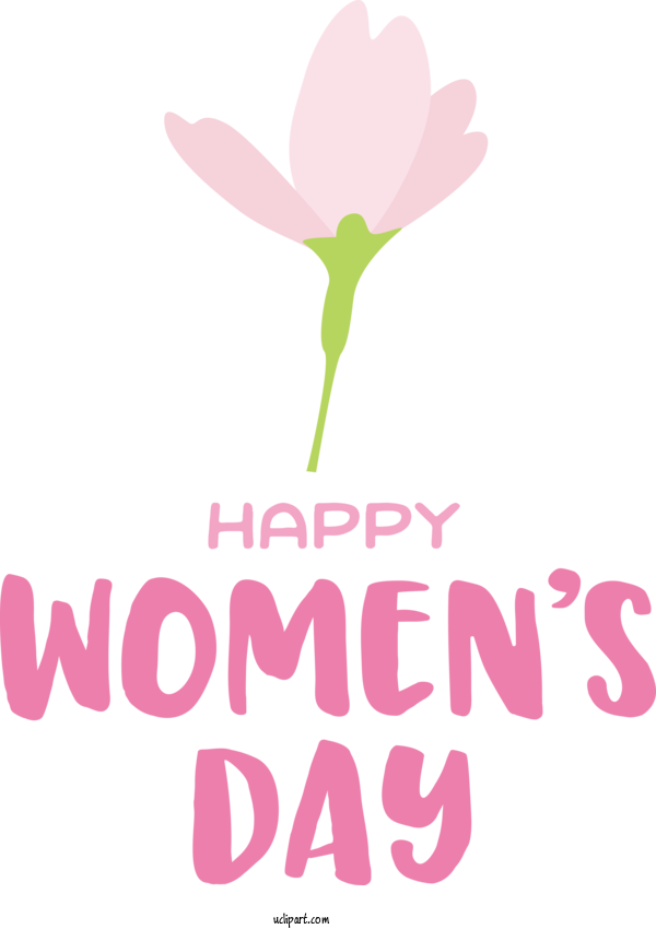 Free Holidays Floral Design Flower Logo For International Women's Day Clipart Transparent Background