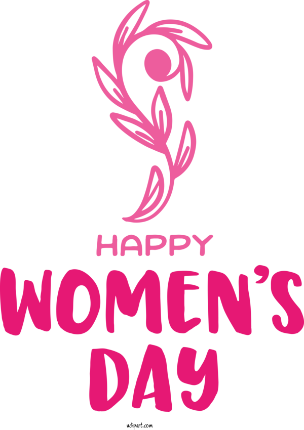 Free Holidays Logo Petal Line For International Women's Day Clipart Transparent Background