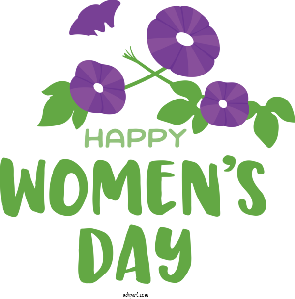 Free Holidays Floral Design Leaf Logo For International Women's Day Clipart Transparent Background