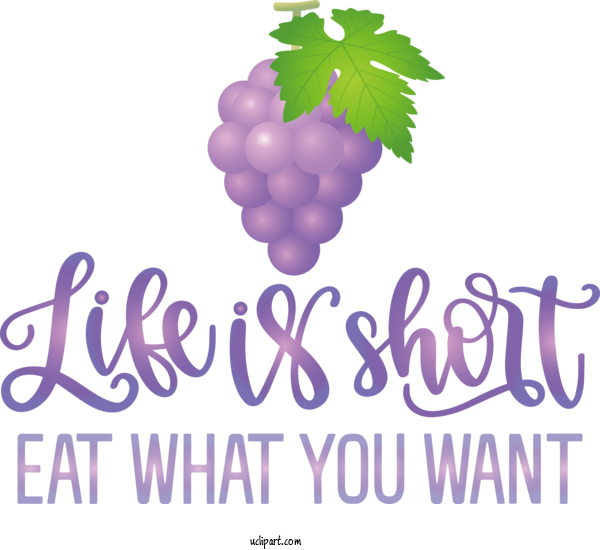 Free Food Grape Logo Grapevines For Food Quotes Clipart Transparent Background