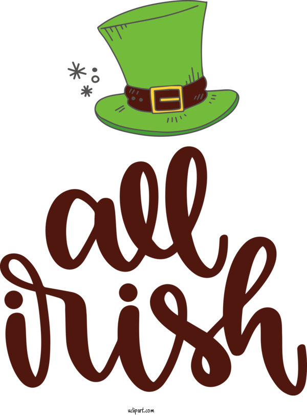 Free Holidays Cartoon Logo Line Art For Saint Patricks Day Clipart Transparent Background