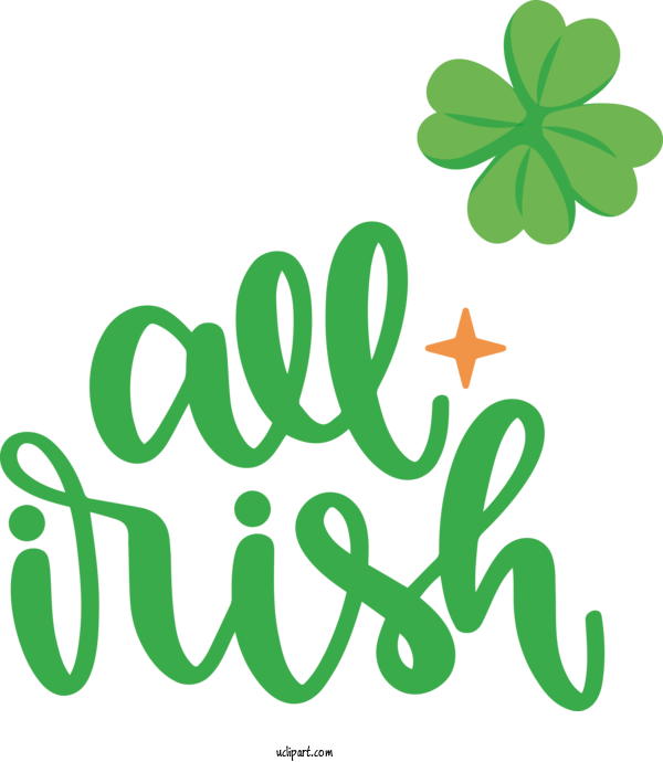 Free Holidays Symbol Leaf Logo For Saint Patricks Day Clipart Transparent Background
