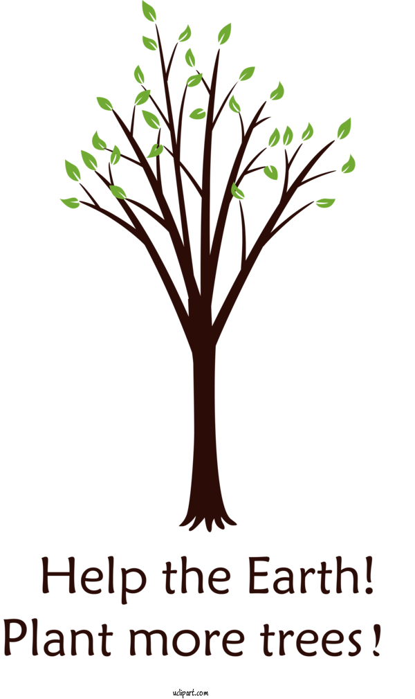 Free Holidays Tree Leaf Twig For Arbor Day Clipart Transparent Background